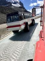 Highway auf dem Gletscher