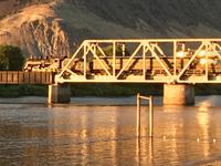 historischer Zug in Kamloops