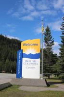 Grenze zu British Columbia
