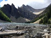 Lake Agnes unser Picknicksee