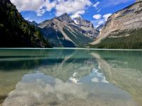 Whitehorn Mt spiegelt sich in Kinney Lake