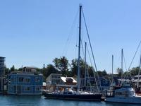 das schwimmende Dorf bei Victoria