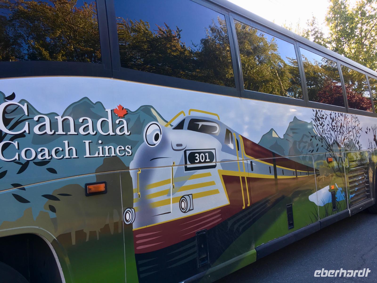 unser Bus Nummer 301 mit Abi dem Superfahrer