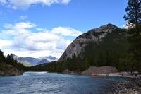 Banff-Nationalpark - Fotostopp an den Bow Falls