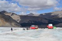 Von Banff nach Jasper - Am Athabasca Glacier