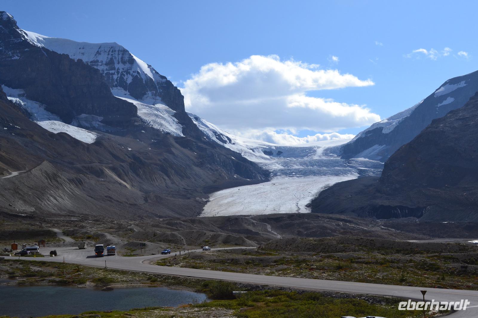 Von Banff nach Jasper - Am Athabasca Glacier
