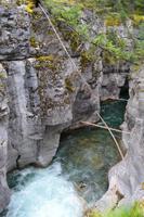 Erkundungen im Jasper-Nationalpark - Spaziergang durch den Maligne Canyon