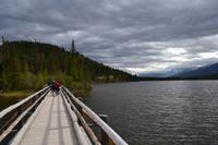 Erkundungen im Jasper-Nationalpark - Fotostopp am Pyramid Lake