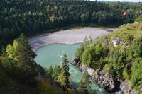 Auf dem Weg nach Alaska - Hängebrücke über den Hagwilget Canyon