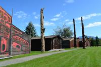 Auf dem Weg nach Alaska - Besuch des Ksan Indian Village