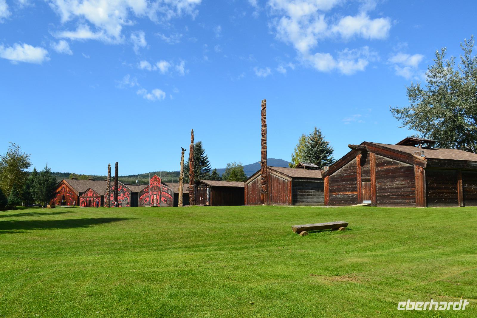 Auf dem Weg nach Alaska - Besuch des Ksan Indian Village