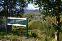 Auf dem Weg nach Alaska - Fotostopp am Gitwangak Battle Hill