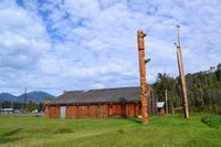 Fahrt nach Prince Rupert - Totempfähle in Gitanyow