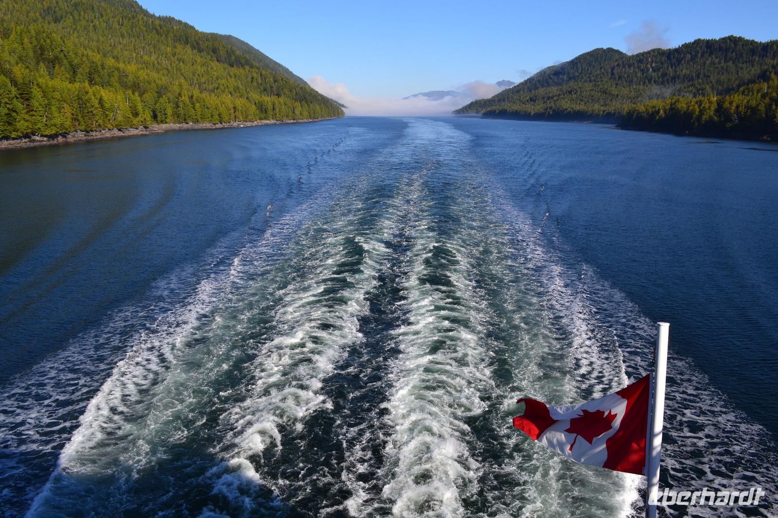 Durch die Inside Passage von Prince Rupert nach Port Hardy
