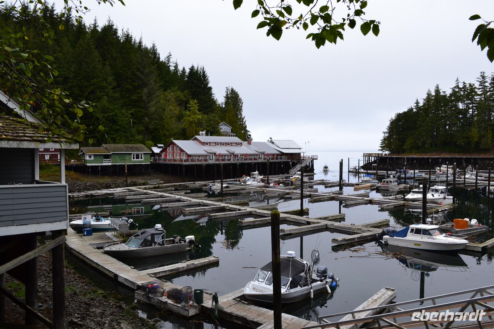 Von Port Hardy nach Victoria - Fotostopp in der Telegraph Cove