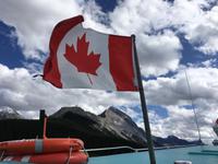 auf dem Boot zu Spirit Island