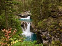 2. Wasserfall in Johnston Canyon