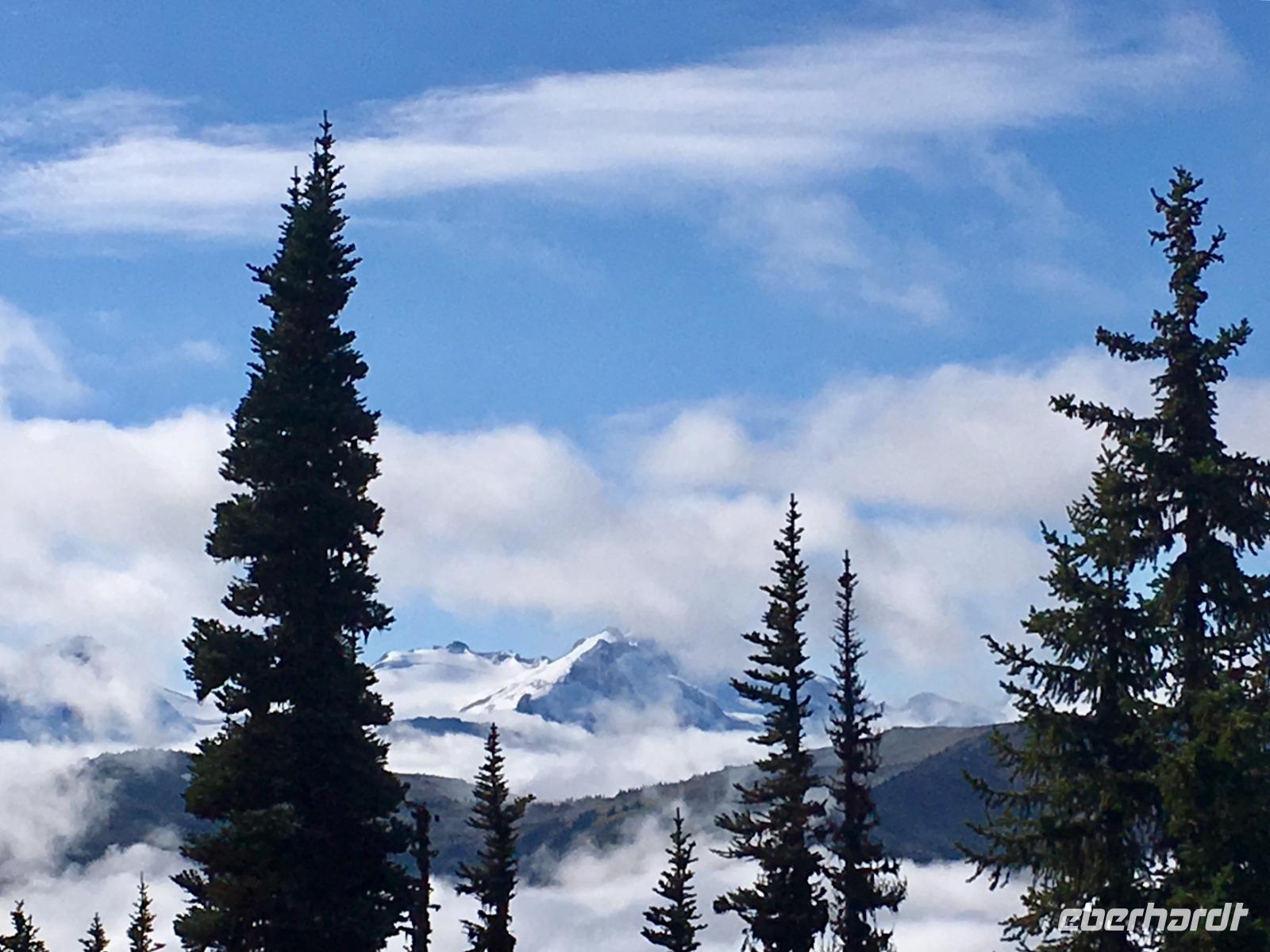 Blick von Blackcomb auf Whistler Mt