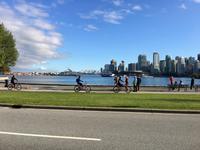 Sicht von Stanley Park auf Vancouver Downtown