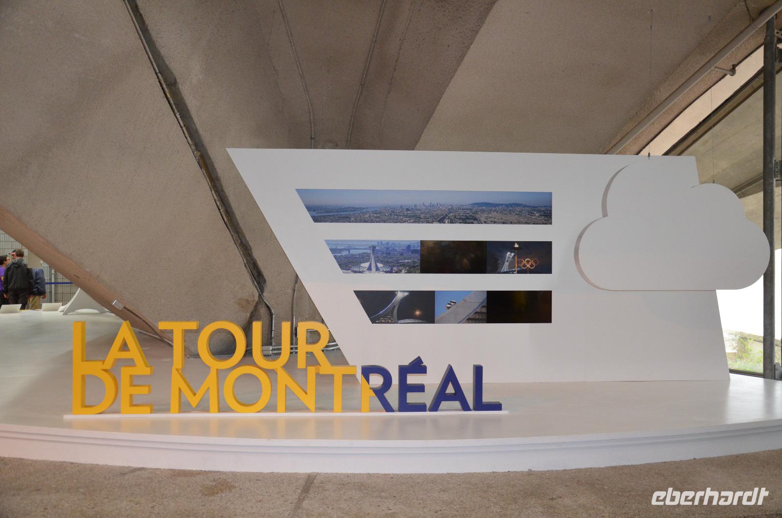 Auffahrt in den Tower des Olympiastadions