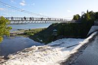 Brücke über den Montmorency Wasserfall