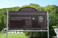 Willkommen in der Basilika Sainte-Anne de Beaupre