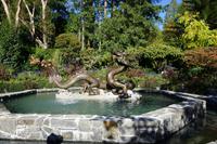 428 Butchart Gardens Drachen Brunnen