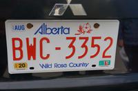 449 Autokennzeichen Alberta