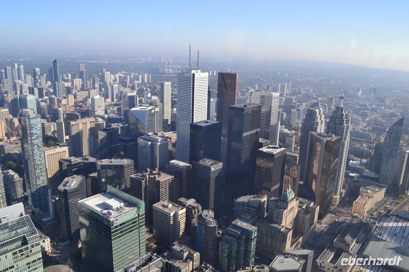 Stadtrundfahrt Toronto - Blick vom CN Tower