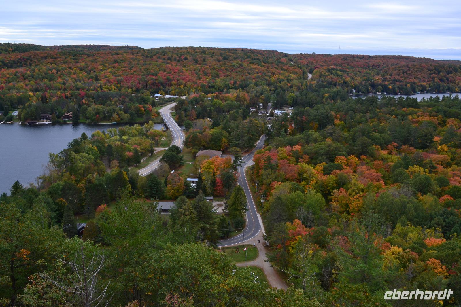 Blick vom Aussichtsturm auf Dorset
