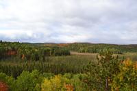 Algonquin Park - Blick von der Aussichtsplattform des Besucherzentrums