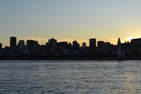 Ankunft in Montréal - Blick auf die Altstadt am Abend
