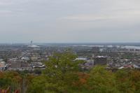 Stadtrundfahrt in Montreal - Blick vom Mont Royal zum Olympiastadion
