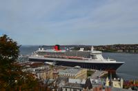 Stadtführung in Quebec - Die Queen Mary 2 liegt im Hafen