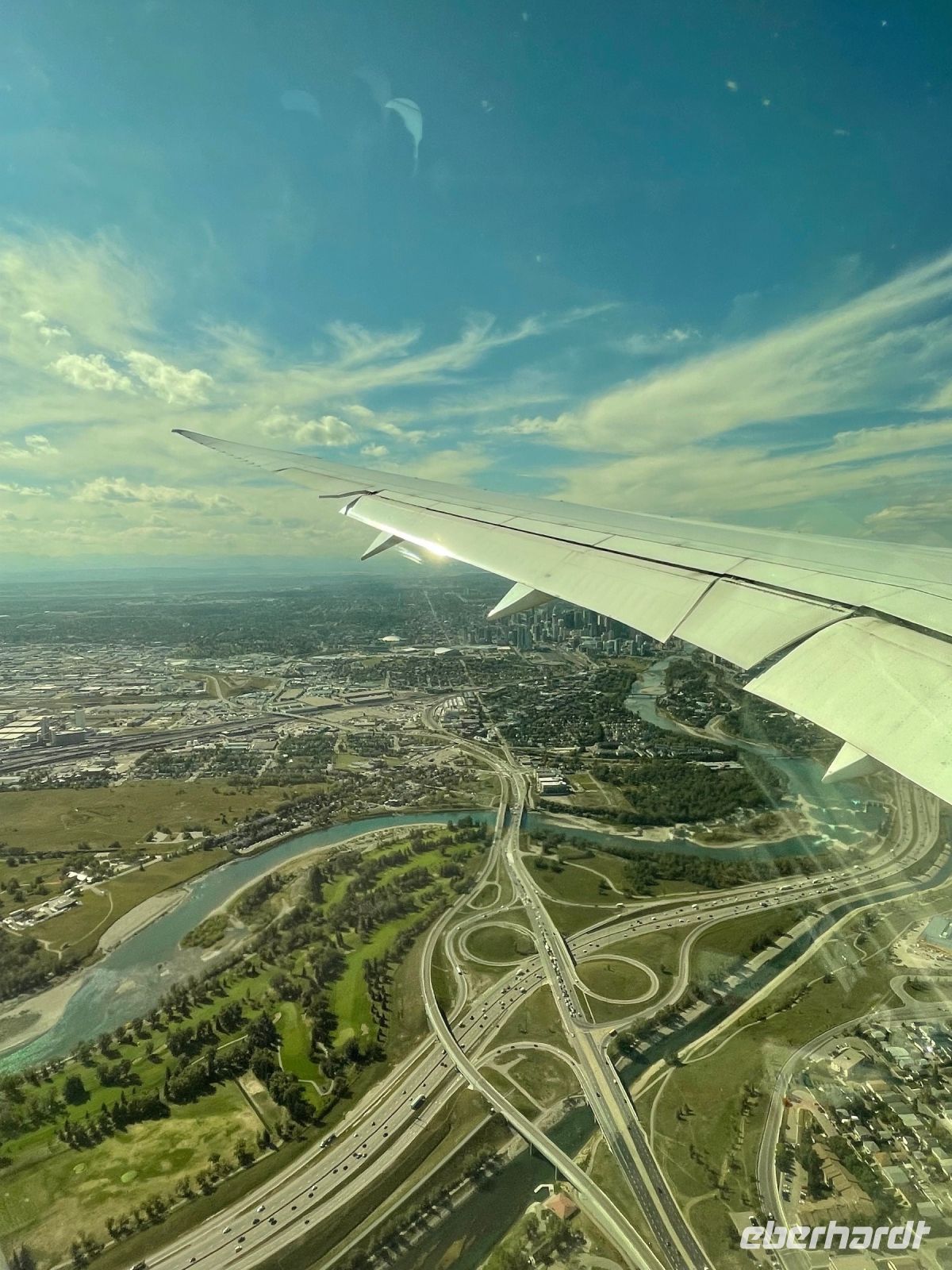 Landeanflug auf Calgary