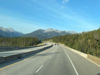 Fahrt in den Banff Nationalpark