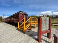 Historischer Zug der kanadischen Zuggesellschaft