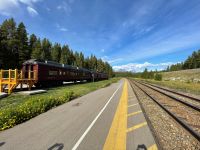 Historischer Zug der kanadischen Zuggesellschaft