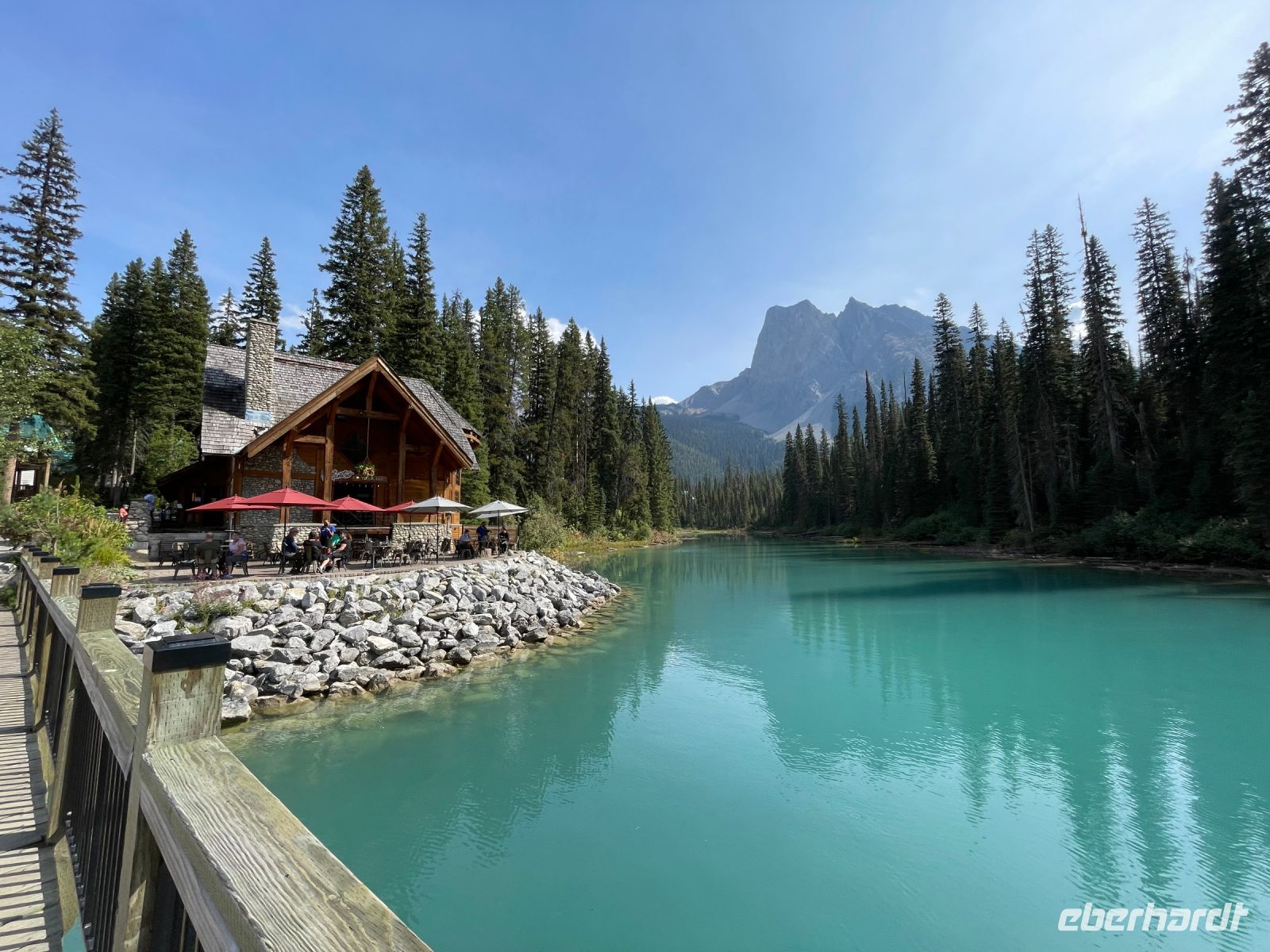 Mittagspause am Emerald Lake