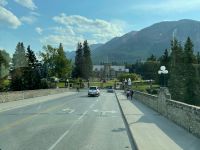 Fahrt durch Banff