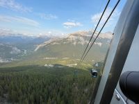 Fahrt mit der Banff Gondola auf den Sulphur Mountain