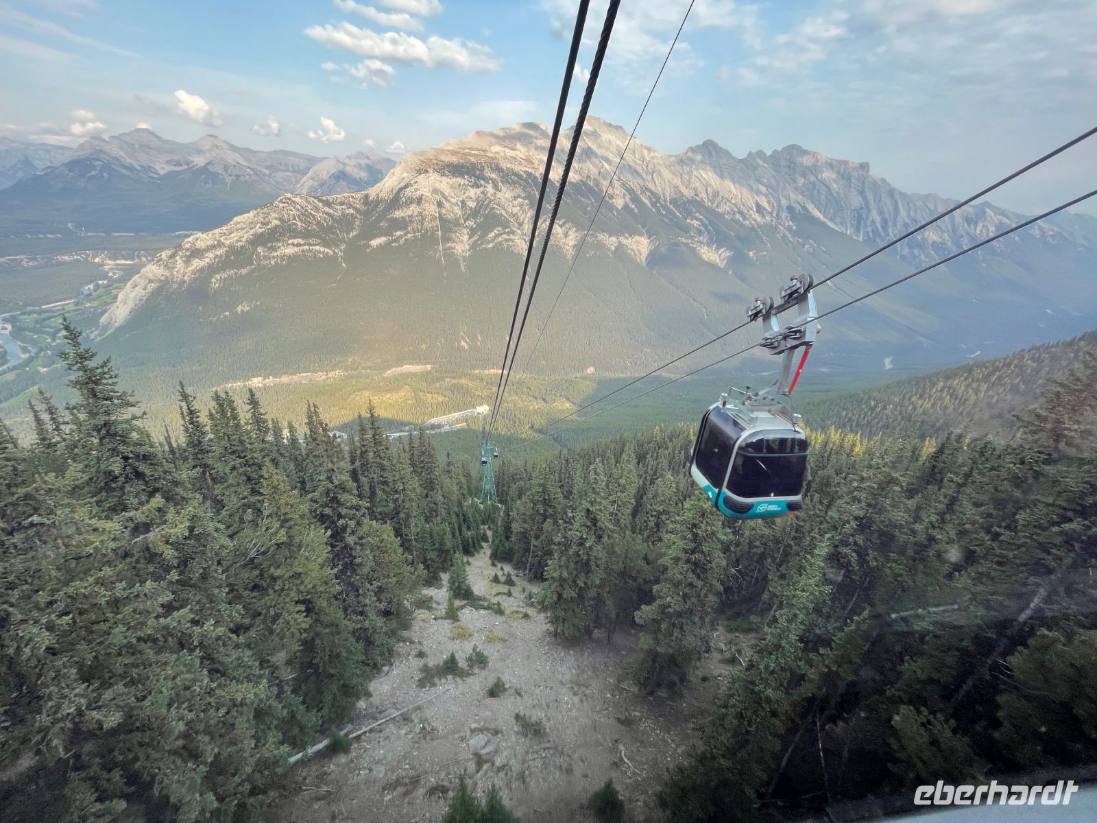 Fahrt mit der Banff Gondola auf den Sulphur Mountain