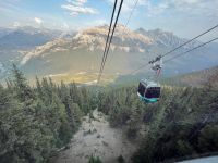 Fahrt mit der Banff Gondola auf den Sulphur Mountain