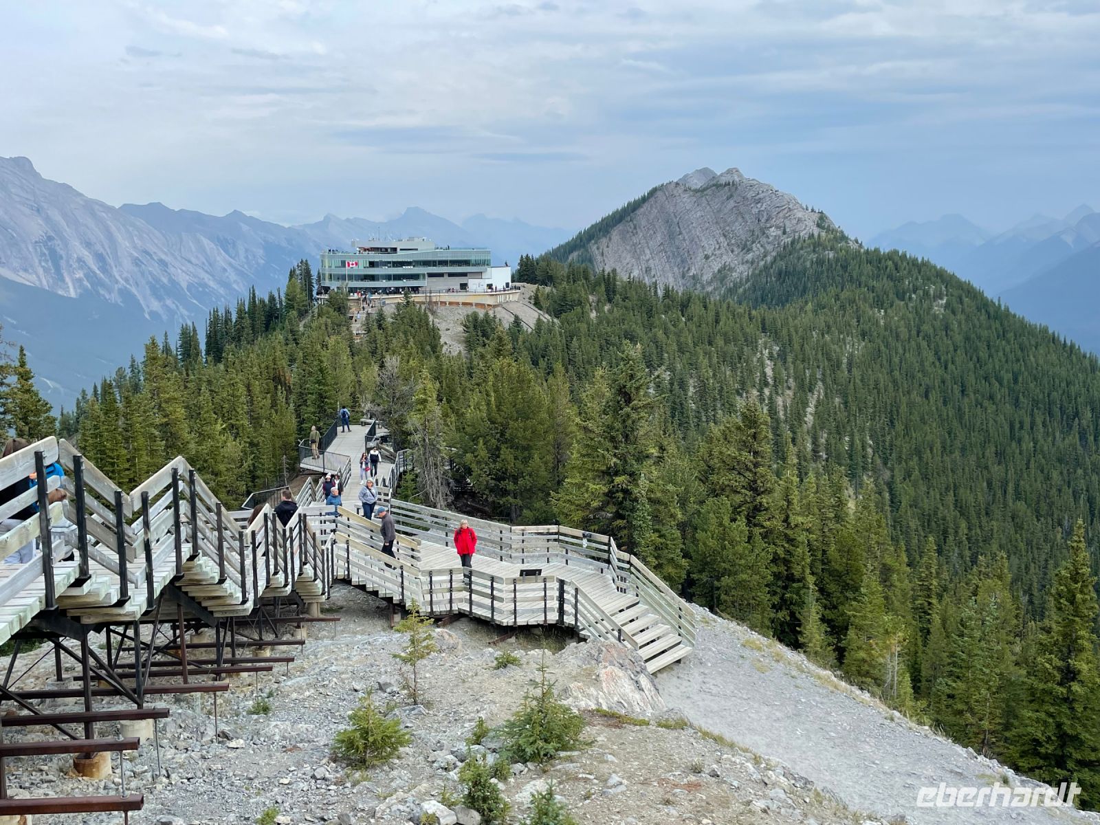 Spaziergang auf dem Sulphur Mountain
