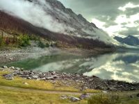 Fahrt zum Maligne Lake - Fotostopp am Madison Lake