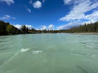 Raftingfahrt auf dem Athabasca River