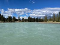 Raftingfahrt auf dem Athabasca River