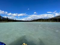 Raftingfahrt auf dem Athabasca River