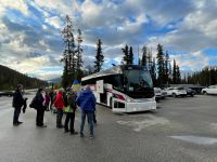 Check-Out aus der Sunwapta Lodge