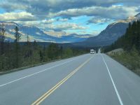 Fahrt in Richtung Jasper